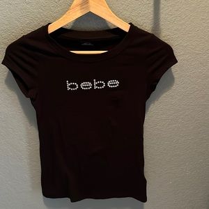 bebe XS black top women’s